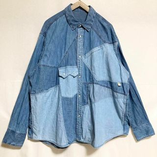 ビームス(BEAMS)のMサイズ！SSZ オーバーサイズパッチワークウエスタンシャツ(シャツ)