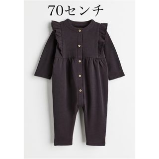 エイチアンドエム(H&M)のスウェットオールインワンスーツ(ロンパース)