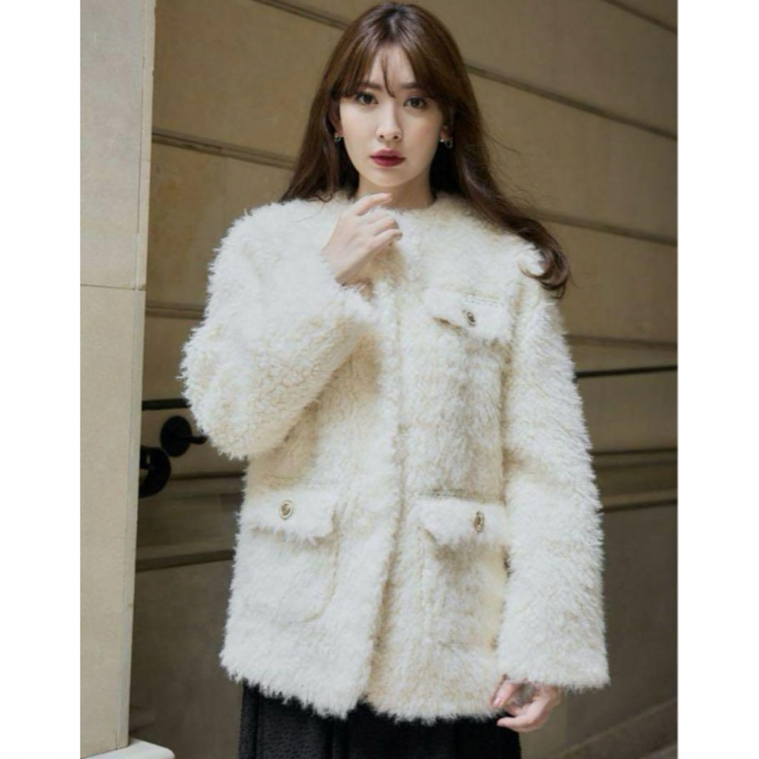 毛皮/ファーコートRoyal Faux Fur Coat | Her lip to