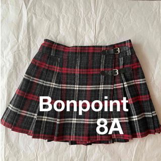 Bonpoint 8A スカート　チェック　ウール　120cmケイトスペードキッズ