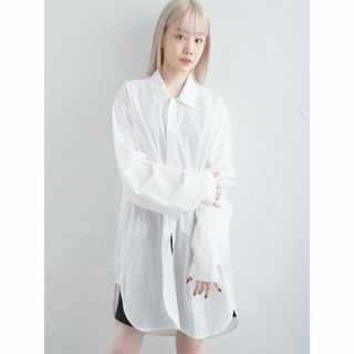 パルグループアウトレット(PAL GROUP OUTLET)の【ホワイト】【Kastane】【WHIMSIC】グランパシャツ(シャツ/ブラウス(長袖/七分))