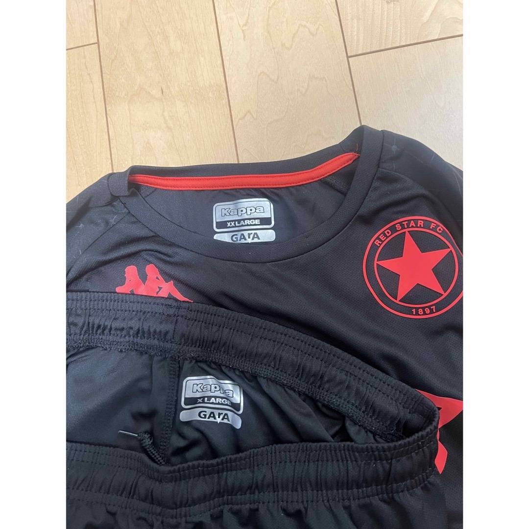 Kappa(カッパ)の激レア！RED STAR FC93 kappa ウェア上下セット レッドスター スポーツ/アウトドアのサッカー/フットサル(ウェア)の商品写真