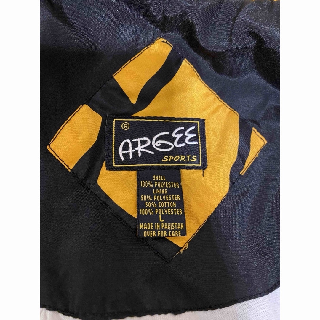 【古着】 Argee Sports 総柄 90’sナイロンジャケット メンズL メンズのジャケット/アウター(ナイロンジャケット)の商品写真