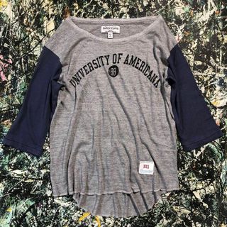 アメリカーナ(AMERICANA)の【美品】アメリカーナ-Americana-ビッグシルエットカットソー(Tシャツ(長袖/七分))