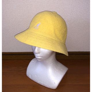 カンゴール(KANGOL)のL 新品 KANGOL メトロハット バケットハット イエロー 黄色 カンゴール(ハット)