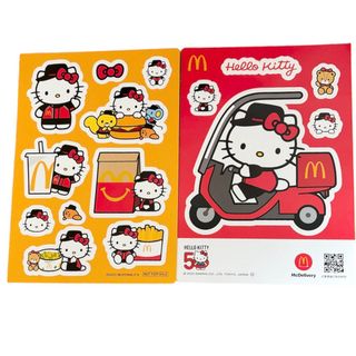 ハローキティ(ハローキティ)のマクドナルド キティ シール(キャラクターグッズ)