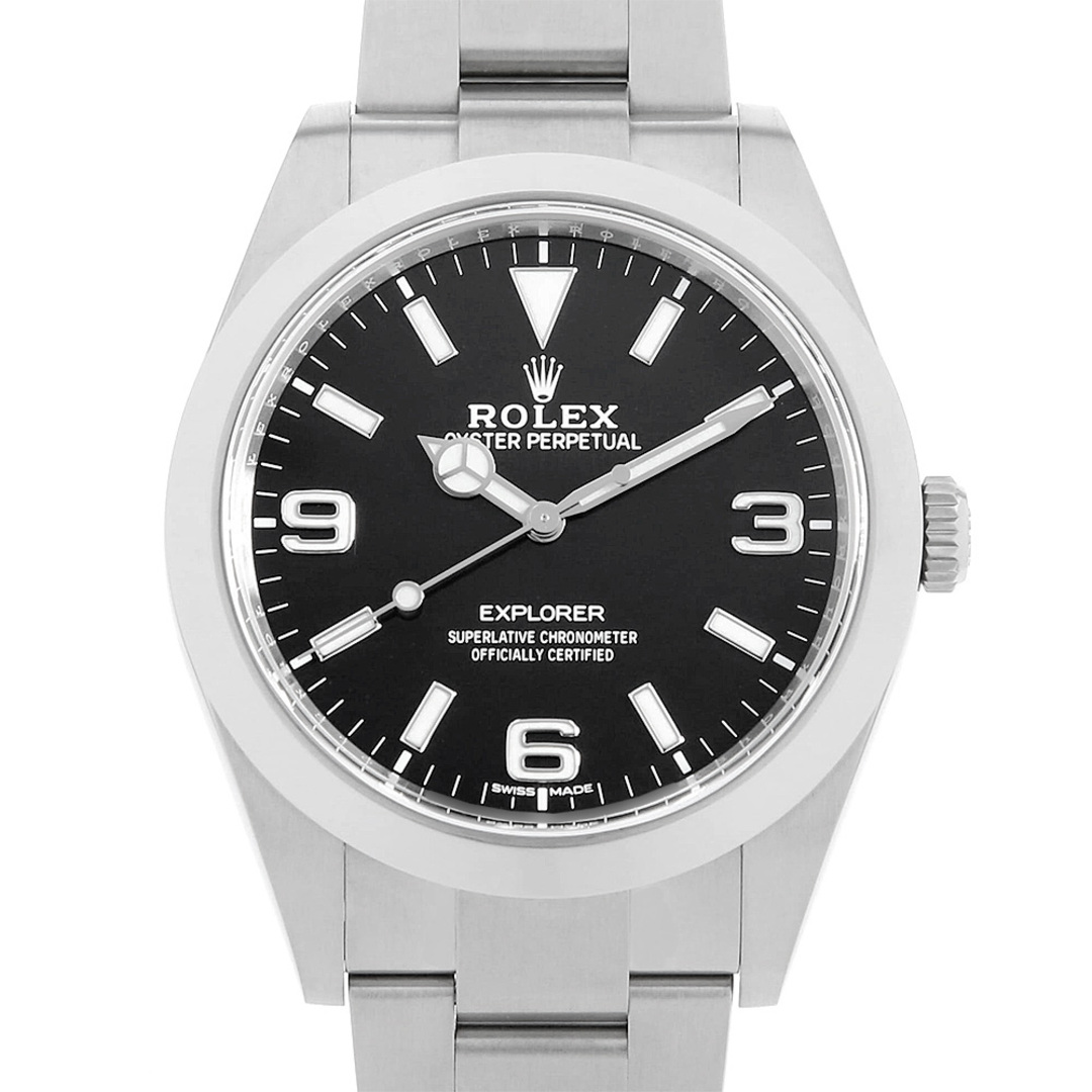 商品名ロレックス エクスプローラーI 後期型 ホワイト369 214270 ブラック ランダム番 メンズ  腕時計