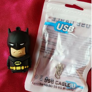 未使用　usbメモリ　32gb　キャラクター　バットマン　batman　小物(PC周辺機器)