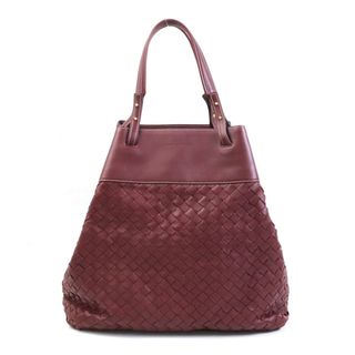 ボッテガヴェネタ(Bottega Veneta)のボッテガヴェネタ BOTTEGAVENETA ハンドバッグ イントレチャート レザー ボルドー レディース 送料無料【中古】 99636g(ハンドバッグ)