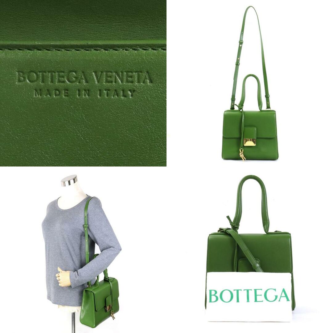 Bottega Veneta(ボッテガヴェネタ)のボッテガヴェネタ BOTTEGAVENETA ハンドバッグ ショルダーバッグ デジレー レザー グリーン レディース 送料無料【中古】 99654j レディースのバッグ(ハンドバッグ)の商品写真