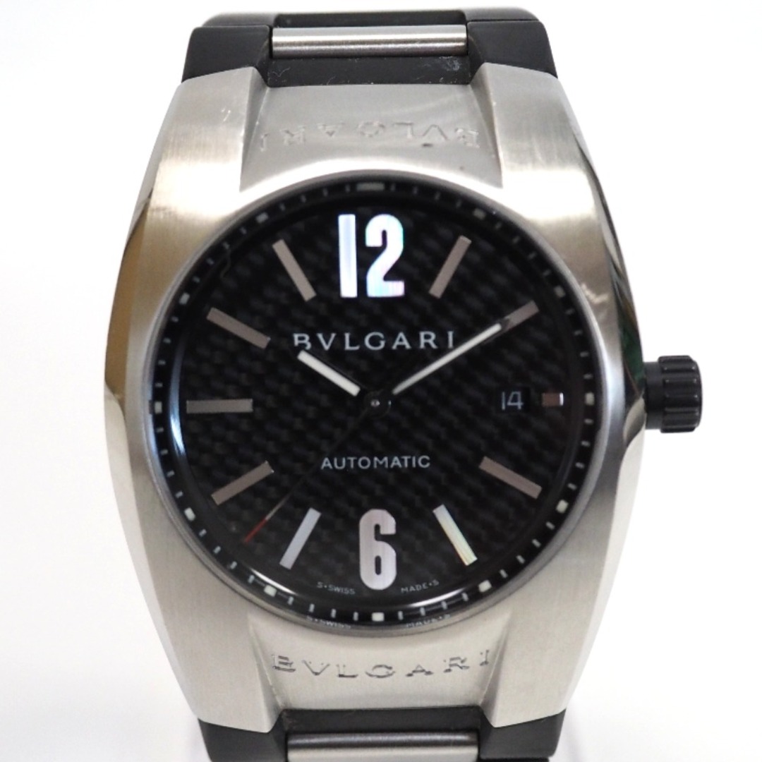 約最大185cmムーブメントブルガリ メンズ腕時計 エルゴン EG40S ラバーベルト 自動巻き メンズ Th522421