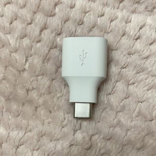 グーグル(Google)のUSB type-c*変換アダプタ＊ホワイト＊未使用(PC周辺機器)