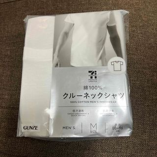 グンゼ(GUNZE)のセブンイレブン　GUNZE クルーネックシャツ　綿100% サイズM(Tシャツ/カットソー(半袖/袖なし))