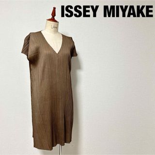 イッセイミヤケ(ISSEY MIYAKE)のISSEY MIYAKE イッセイミヤケ プリーツプリーズ ワンピース(ロングワンピース/マキシワンピース)