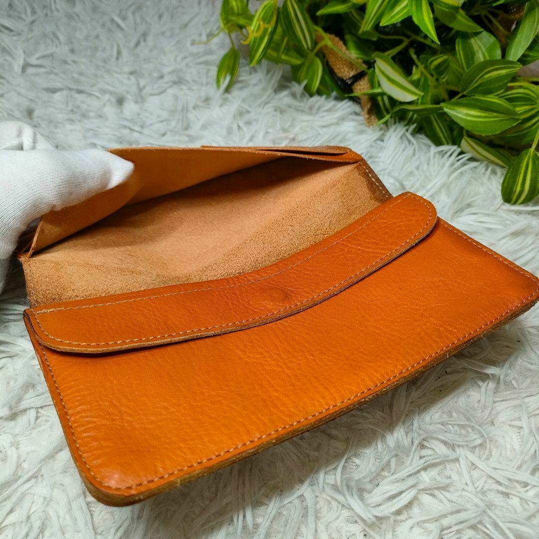 IL BISONTE - イルビゾンテ 長財布 ブラウン レザー ILBISONTE 折り IL BISONTE - イルビゾンテ 長財布 ブラウン レザー ILBISONTE 折り