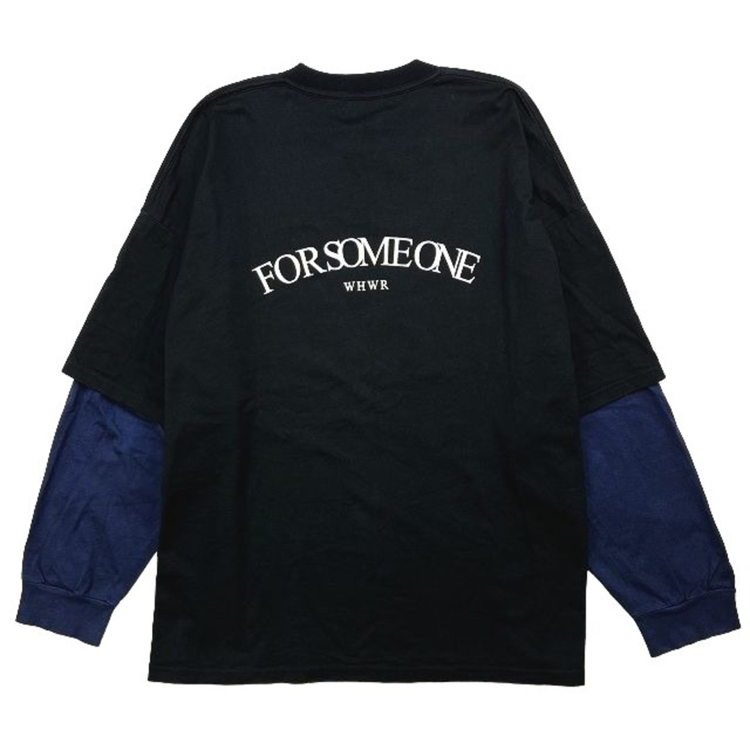 FORSOMEONE フォーサムワン レイヤード L/S Tシャツ カットソー72cm着丈