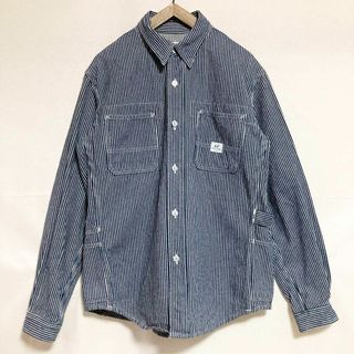 Lサイズ！SASSAFRAS ヒッコリーガーデナーカバーオールジャケット