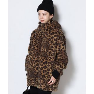 ドゥーズィエムクラス(DEUXIEME CLASSE)のJOHNBULL/ジョンブル　LEOPARD FLEECE ZIPパーカー(ブルゾン)