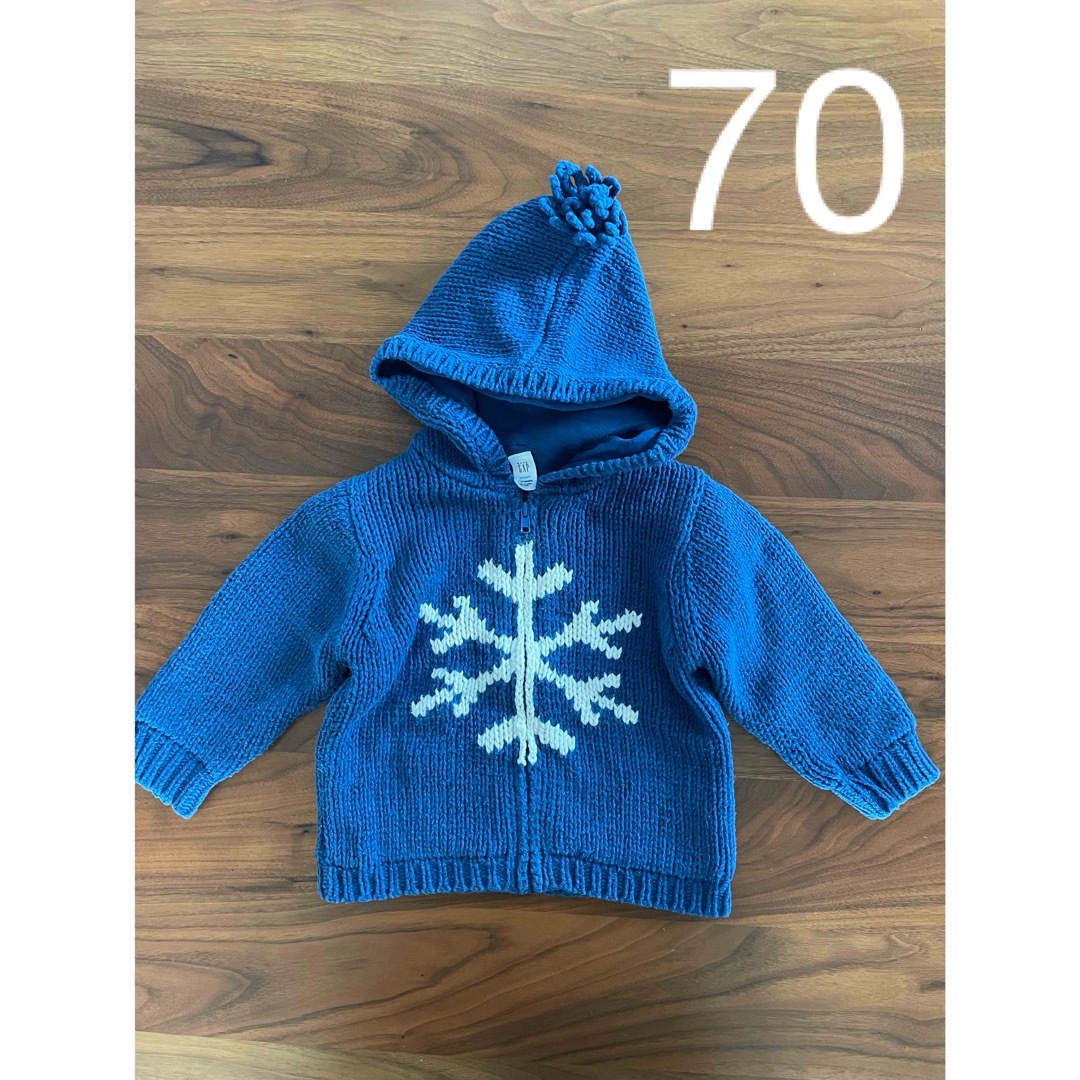 babyGAP(ベビーギャップ)のbaby Gap ジャケット70 ブルー キッズ/ベビー/マタニティのベビー服(~85cm)(ジャケット/コート)の商品写真