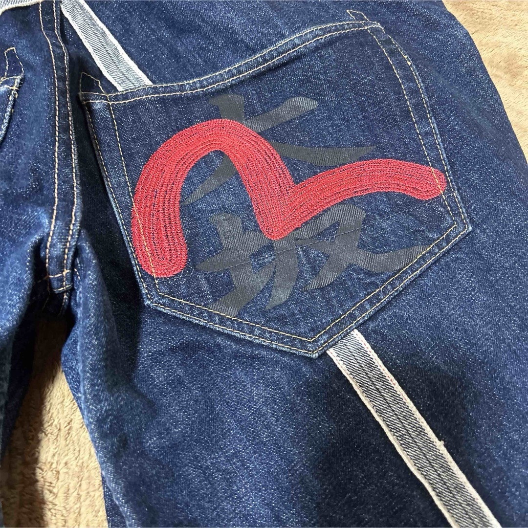 EVISU - 美品 エビス ジーンズ 戒 32インチ ウエスト88cmの通販 EVISU - 美品 エビス ジーンズ 戒 32インチ ウエスト88cmの通販