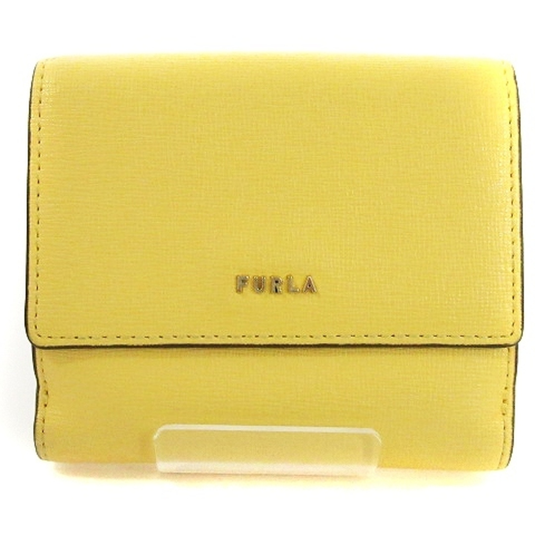 Furla(フルラ)のフルラ 二つ折り財布 ミニウォレット レザー イエロー 黄色系 ■GY14 レディースのファッション小物(財布)の商品写真