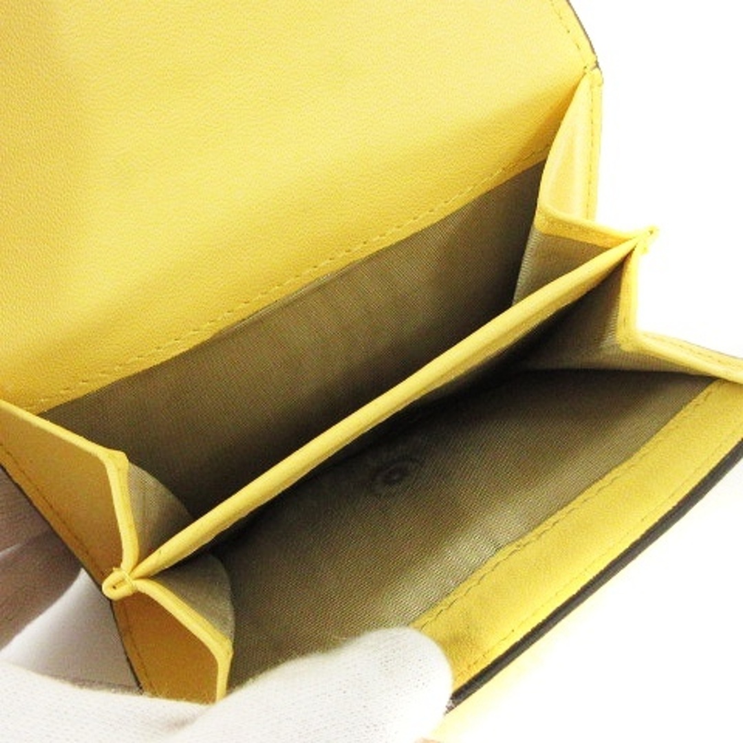 Furla(フルラ)のフルラ 二つ折り財布 ミニウォレット レザー イエロー 黄色系 ■GY14 レディースのファッション小物(財布)の商品写真
