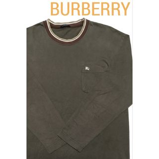 バーバリー(BURBERRY)の【良品】BURBERRY(バーバリー)メンズロングTシャツ L(Tシャツ/カットソー(七分/長袖))