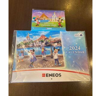 ディズニー(Disney)の即日発送⭐️ディズニー カレンダー 卓上＆壁掛けセット ENEOS(カレンダー/スケジュール)