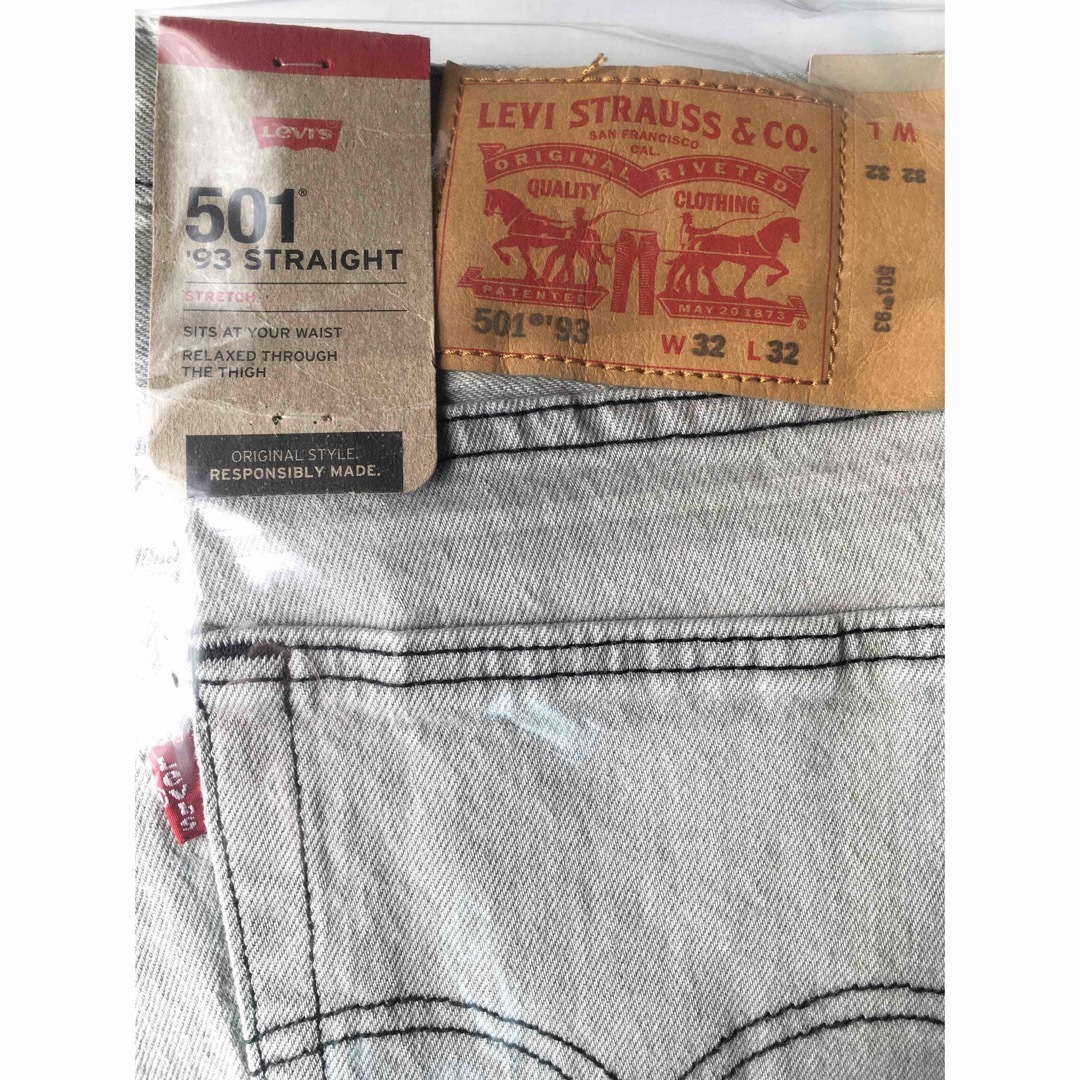 Levi's(リーバイス)の【Levi's／リーバイス】501 '93ストレートジーンズ ストレッチ W32 メンズのパンツ(デニム/ジーンズ)の商品写真