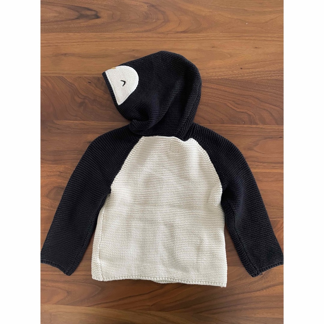 babyGAP(ベビーギャップ)のbaby Gap ニットジャケット　ペンギン　80 キッズ/ベビー/マタニティのベビー服(~85cm)(ジャケット/コート)の商品写真