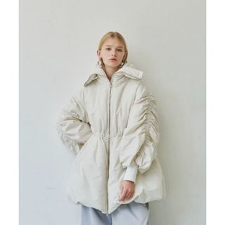 超美品 Bellevintageレザーベルトボリュームボアジャケット