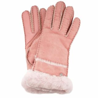 アグ(UGG)のUGG アグ 手袋 2023年-2024年秋冬新作 17371 W SHEEPSKIN SEAMED GLOVE レディース スマホ対応 ABSM ピンク Mサイズ(手袋)