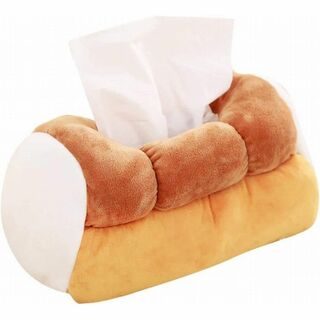 【人気商品】ボックス ティッシュ カバー ケース パン 食パン 型 ブレッド ふ(ティッシュボックス)