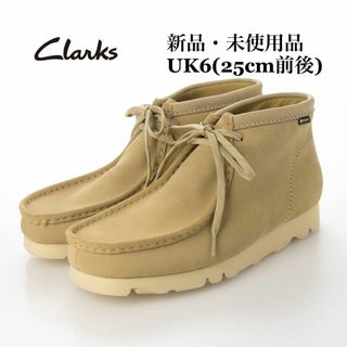 クラークス(Clarks)のClarks クラークス ワラビーブーツ ゴアテックス メープル(ブーツ)