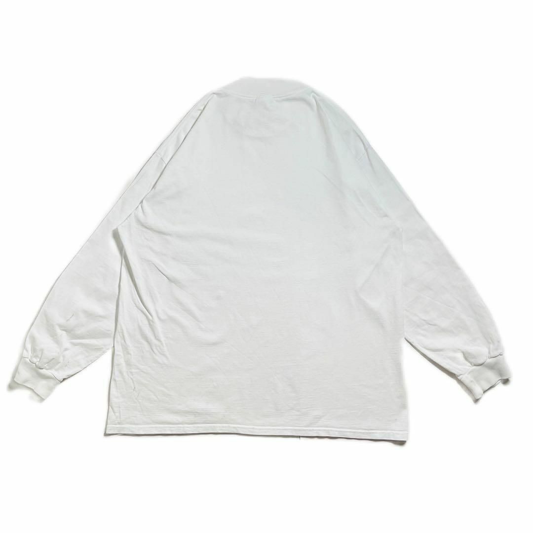 【Nike】90sナイキホワイトモックネックロングTシャツ コムドットやまと着用