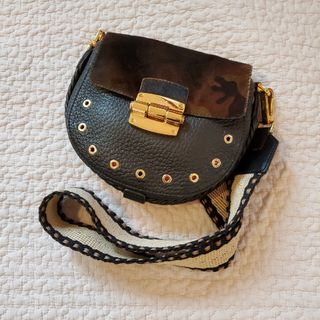 フルラ(Furla)のFURLA リアルレザー×迷彩 ミニバッグ クラブ(ショルダーバッグ)