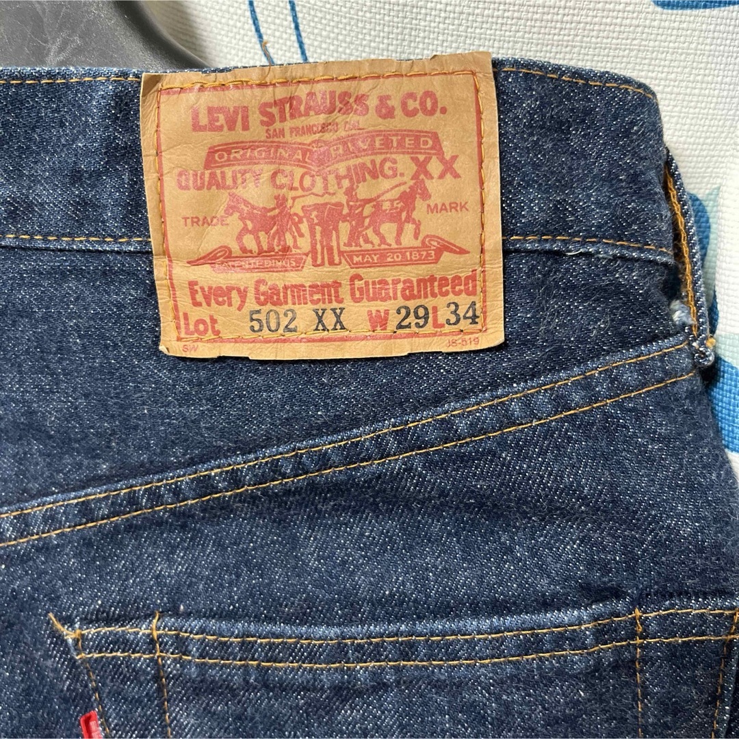 levis 502xx BIGE 赤耳 TALONジッパー