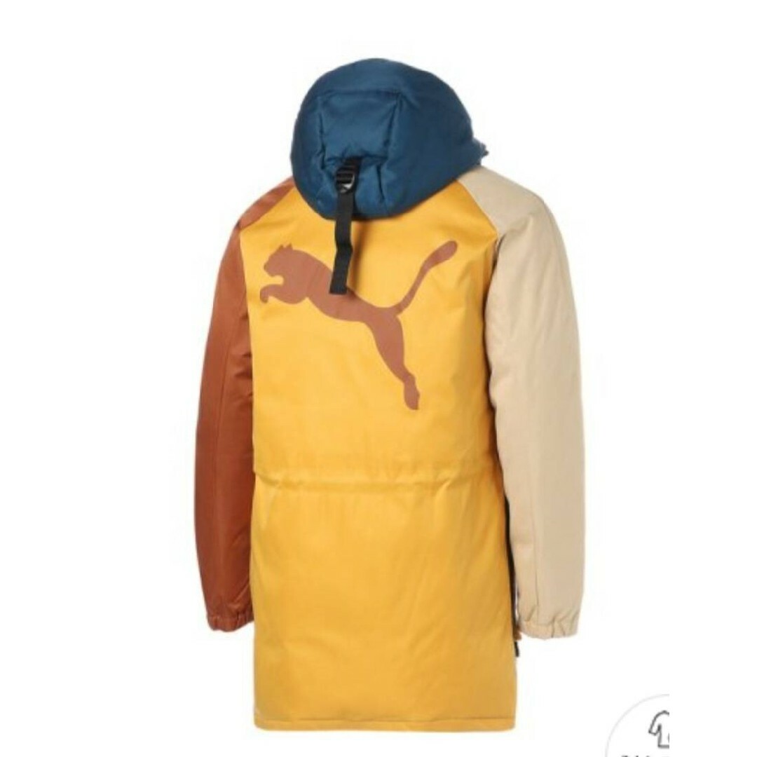 新品!~PUMA~ 個性派 ダウンベンチコート L クレイジーパターン 新品!~PUMA~ 個性派 ダウンベンチコート L クレイジーパターン