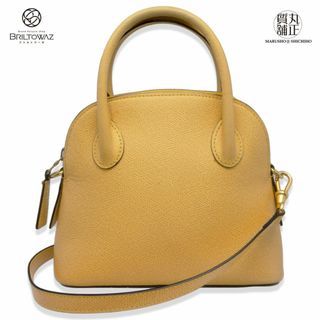 セリーヌ(celine)のセリーヌ ヴィンテージ ２WAY ハンドバッグ ミニ レザー イエロー系 斜め掛け ショルダー バッグ ゴールド金具 CELINE レディース USED【中古】【ブリルトワーゼ】【丸正質舗】【質屋】（M212093h)(ショルダーバッグ)