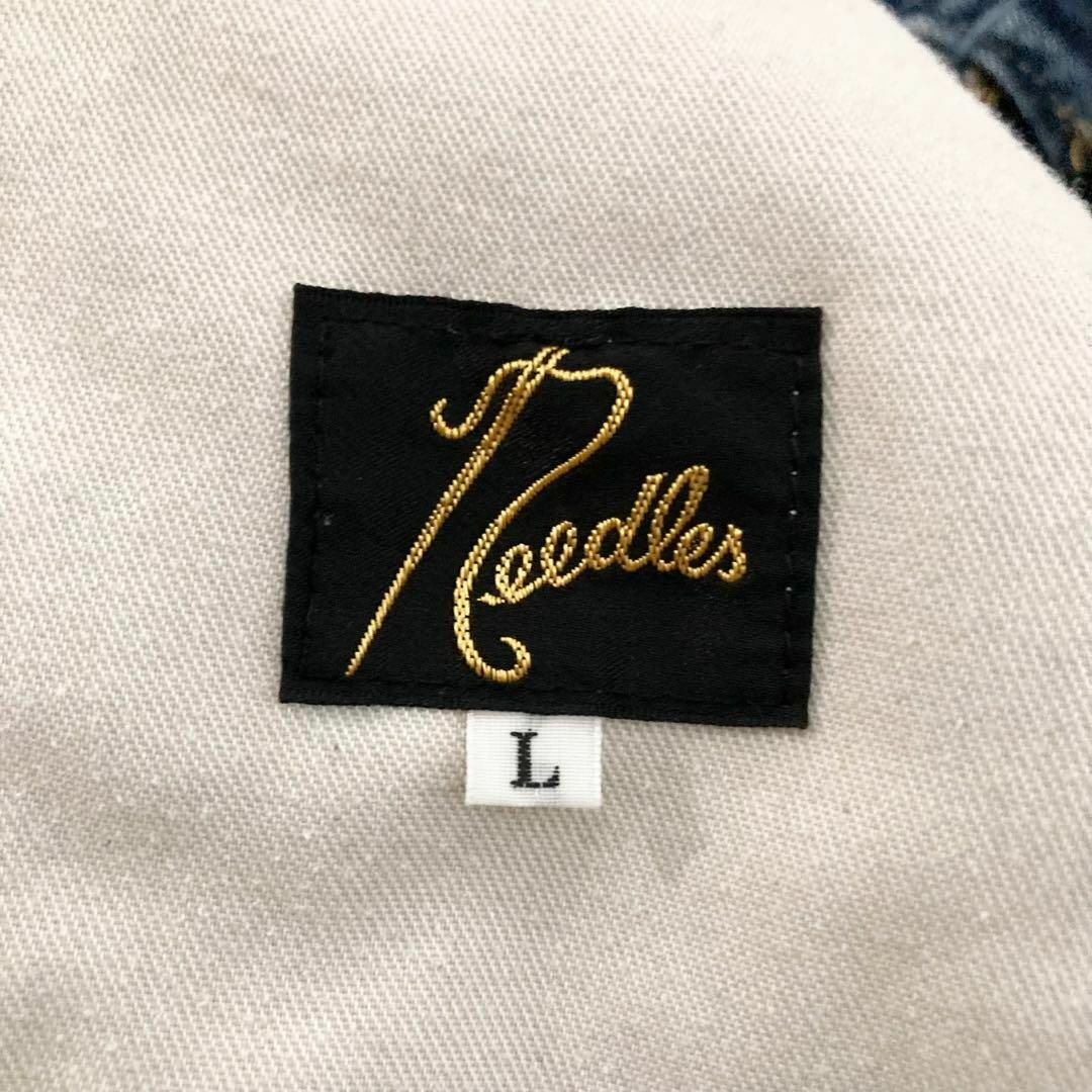 Needles(ニードルス)のLサイズ！Needles ユーズド加工 デニムヒザデルパンツ メンズのパンツ(デニム/ジーンズ)の商品写真