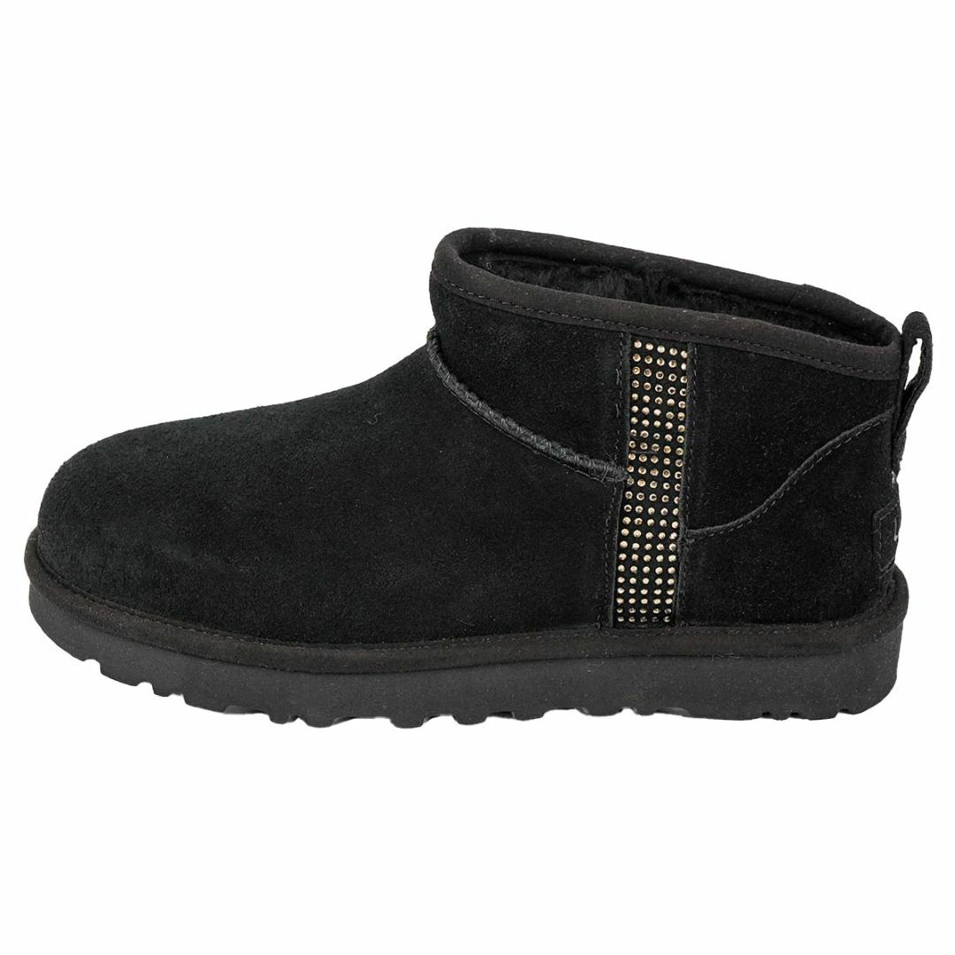 UGG(アグ)のUGG アグ ムートンブーツ 2023年-2024年秋冬新作 1153777 Classic Ultra Mini Bling レディース BLK ブラック サイズ9/26cm レディースの靴/シューズ(ブーツ)の商品写真