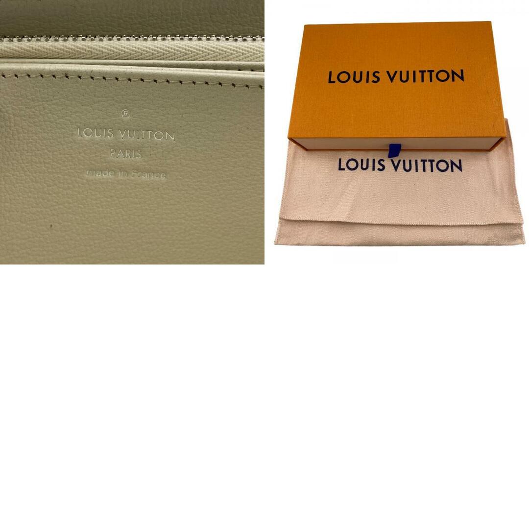 約195cm高さルイヴィトン LOUIS VUITTON 長財布
 モノグラム ジッピーウォレット ラウンドファスナー N97773 ホワイト