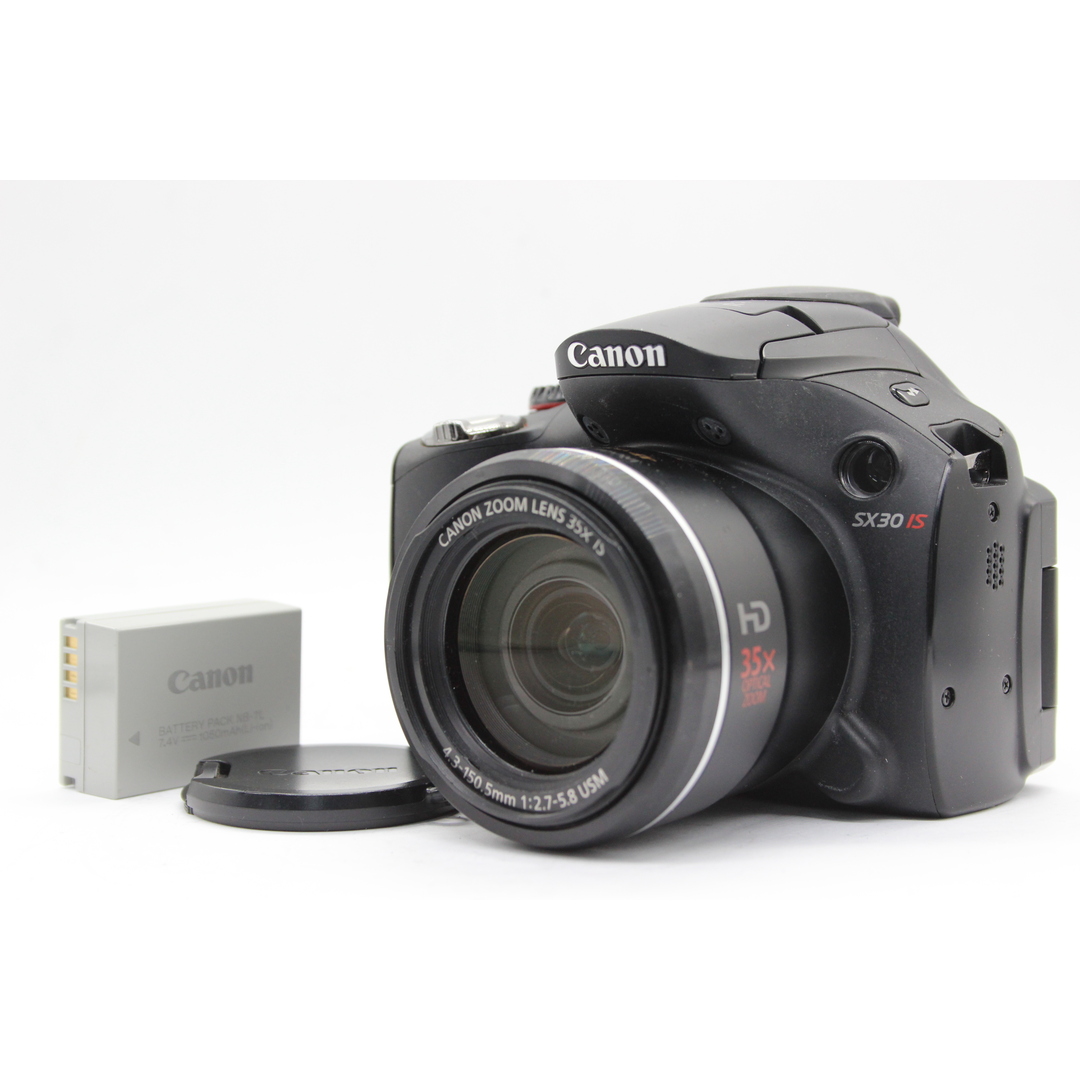 支払い発送詳細【返品保証】 キャノン Canon PowerShot SX30 IS 35x バッテリー付き コンパクトデジタルカメラ  s5742