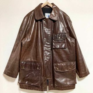 ナイジェルケーボン(Nigel Cabourn)の旧タグ！Lサイズ！NIGEL CABOURN レザージャケット(レザージャケット)