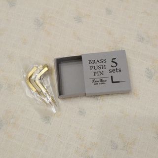 BRASS PUSH PIN 5個(その他)