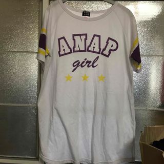 アナップガール(ANAP GiRL)のANAPgirlロングティシャツ(Tシャツ/カットソー(半袖/袖なし))