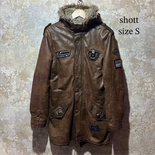 ショット(schott)のshott ショット ヴィンテージ ラムレザーコート(レザージャケット)