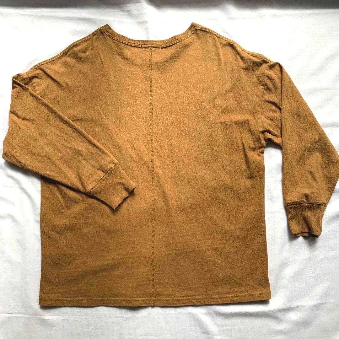 RODEO CROWNS WIDE BOWL(ロデオクラウンズワイドボウル)のロデオクラウンズワイドボウル　プルオーバー/スウェット　ダークイエロー　FREE レディースのトップス(Tシャツ(長袖/七分))の商品写真