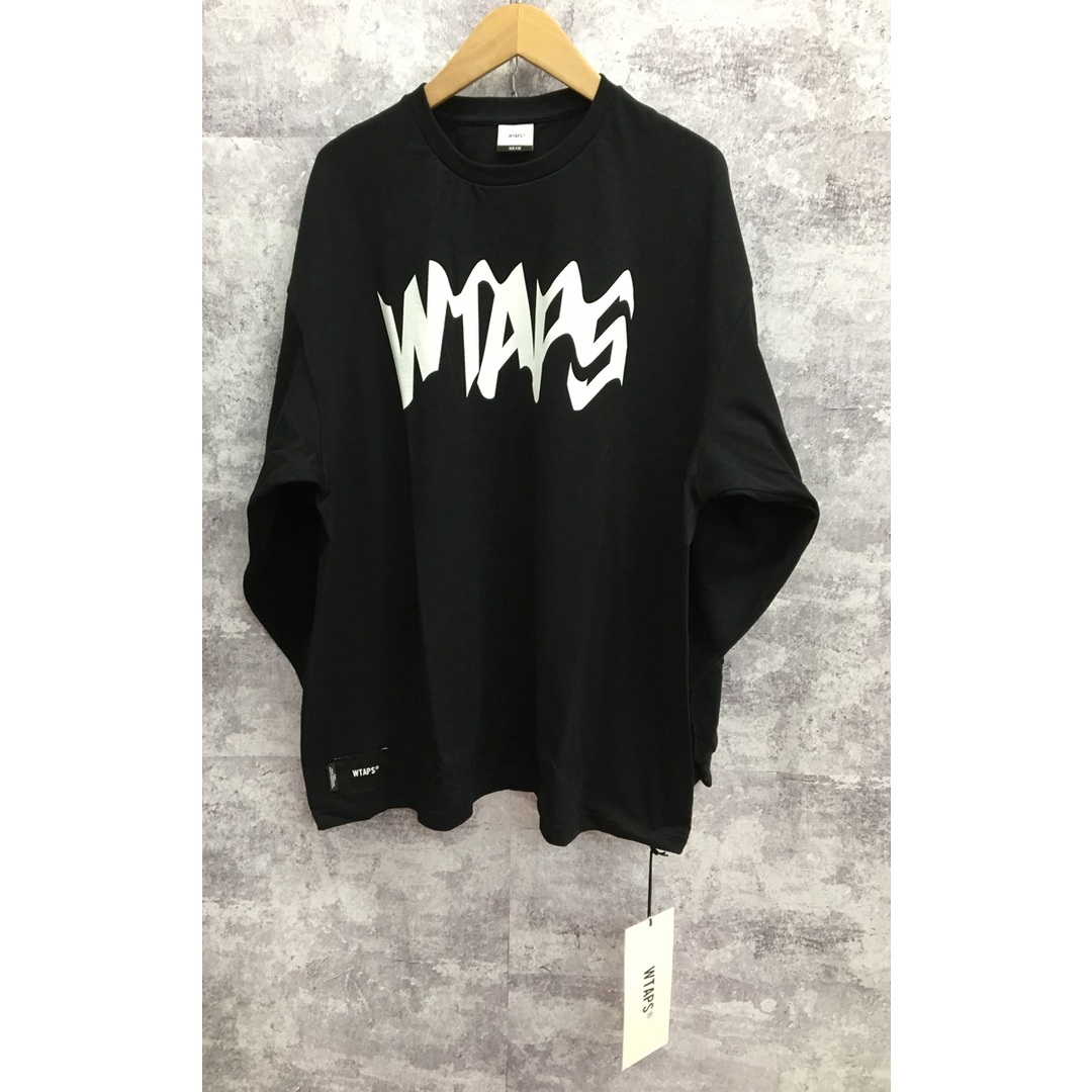 WTAPS QUAKE LS COTTON BLACK 23AW ダブルタップス 長袖Tシャツ ロンT【3428-004】 | フリマアプリ ラクマ