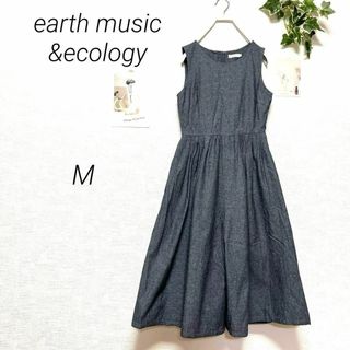 earth music&ecology  オールインワン M 無地 カジュアル(オールインワン)